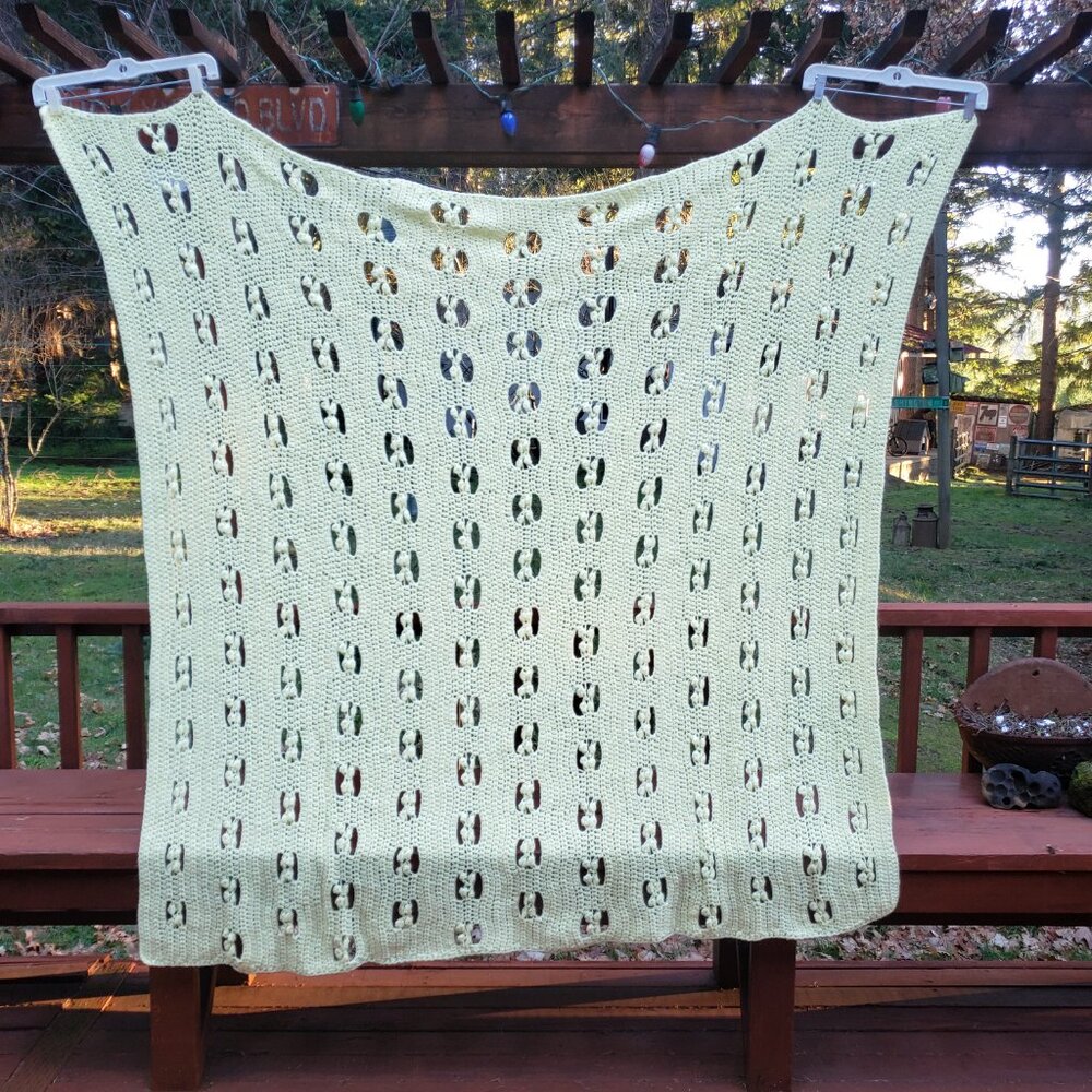 Yellow- Handmade Throw/Lap Blanket